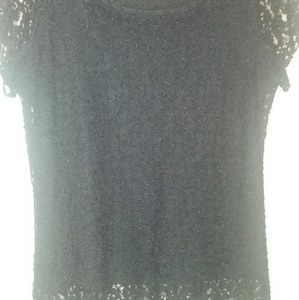 Black Lace Dress top